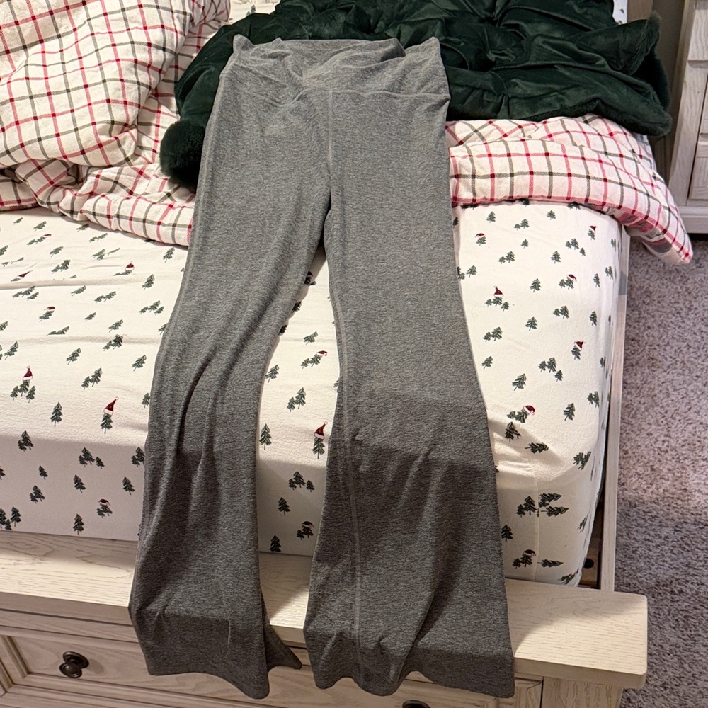 Gray Flared Bottoms